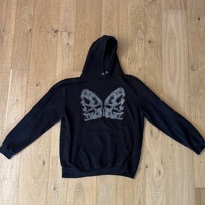 Skull butterfly hoodie